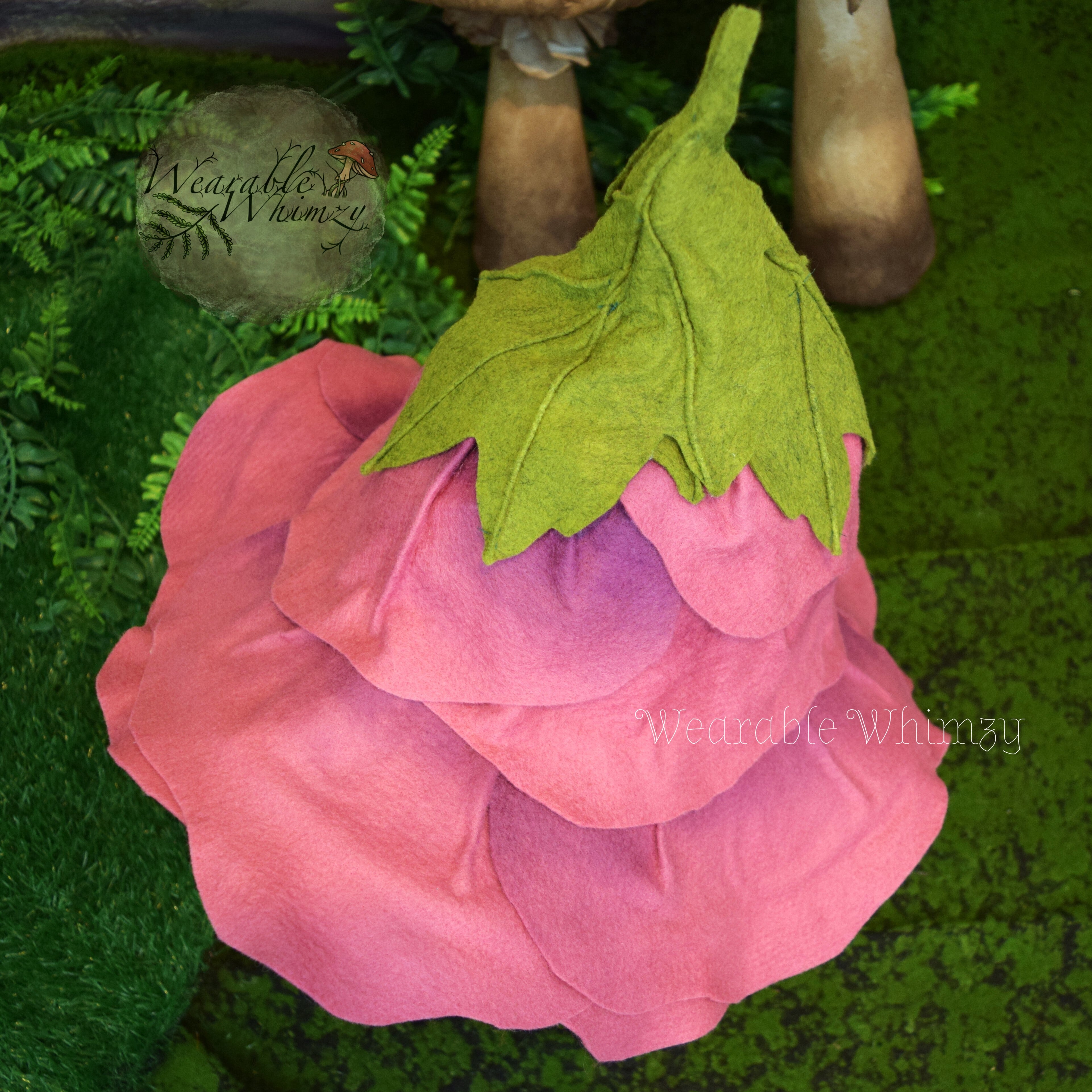 READY TO SHIP Peony Petal Fairy Hat Wearable Whimzy