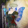 Small Dewdrop Sable Moth Fairy Wings