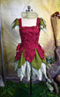 Cranberry Flower Fairy Corset and Skirt
